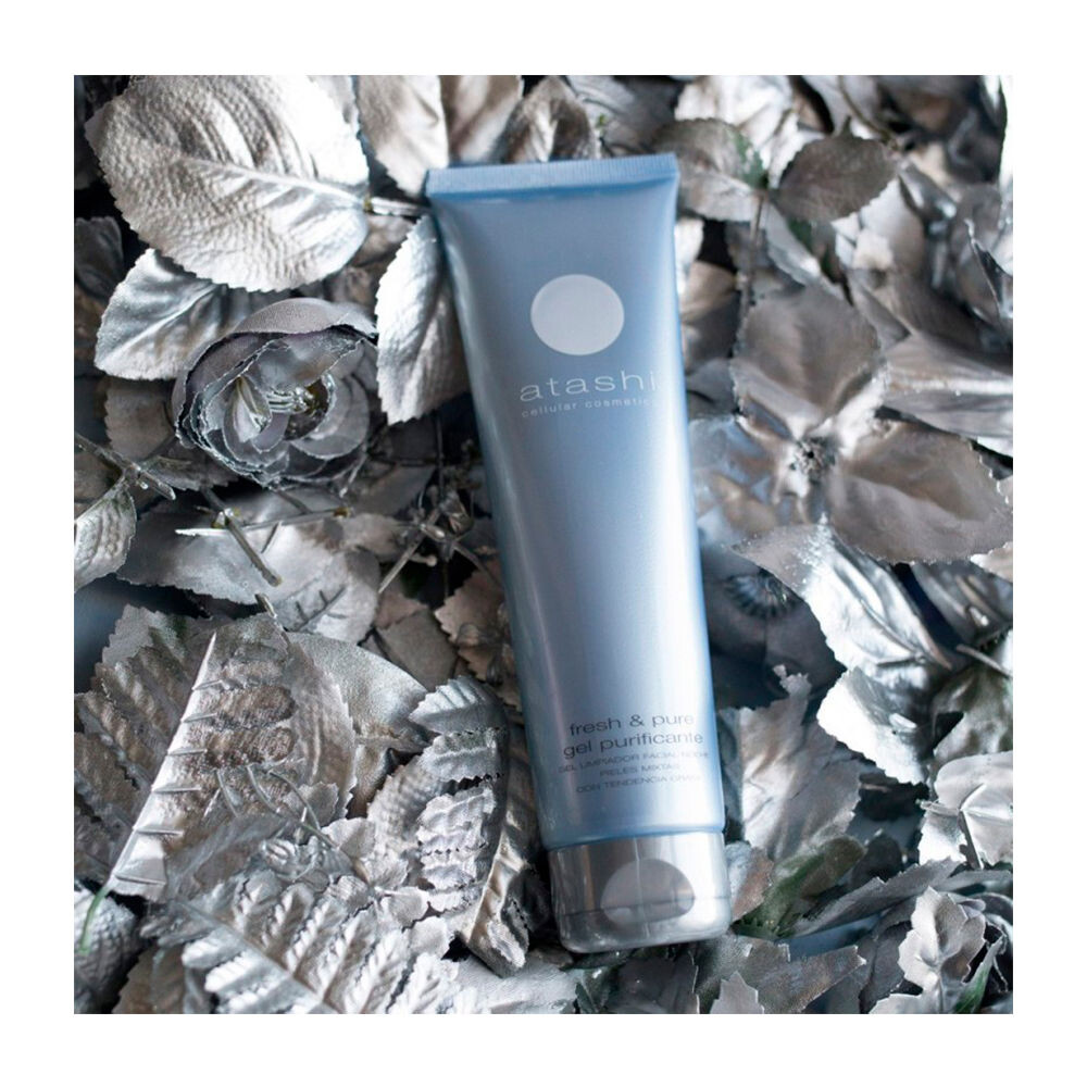 Гель для умывания Atashi — Очищающий гель для лица Fresh & pure gel purificante, 150 мл — фото 3