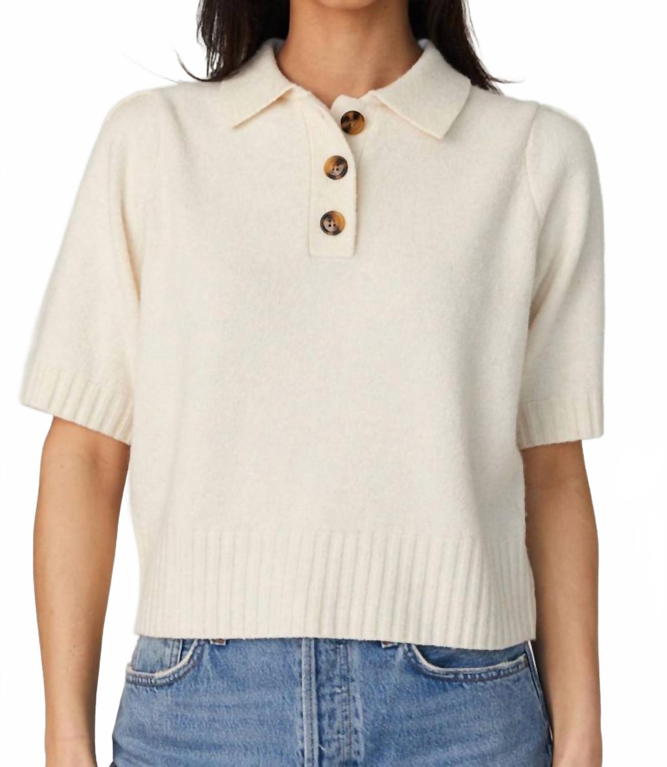 

Vhari рубашка с коротким рукавом на пуговицах в белом цвете French Connection