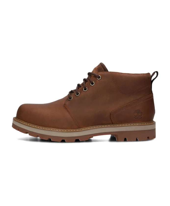 

Кожаные ботинки на шнуровке Timberland, коричневый