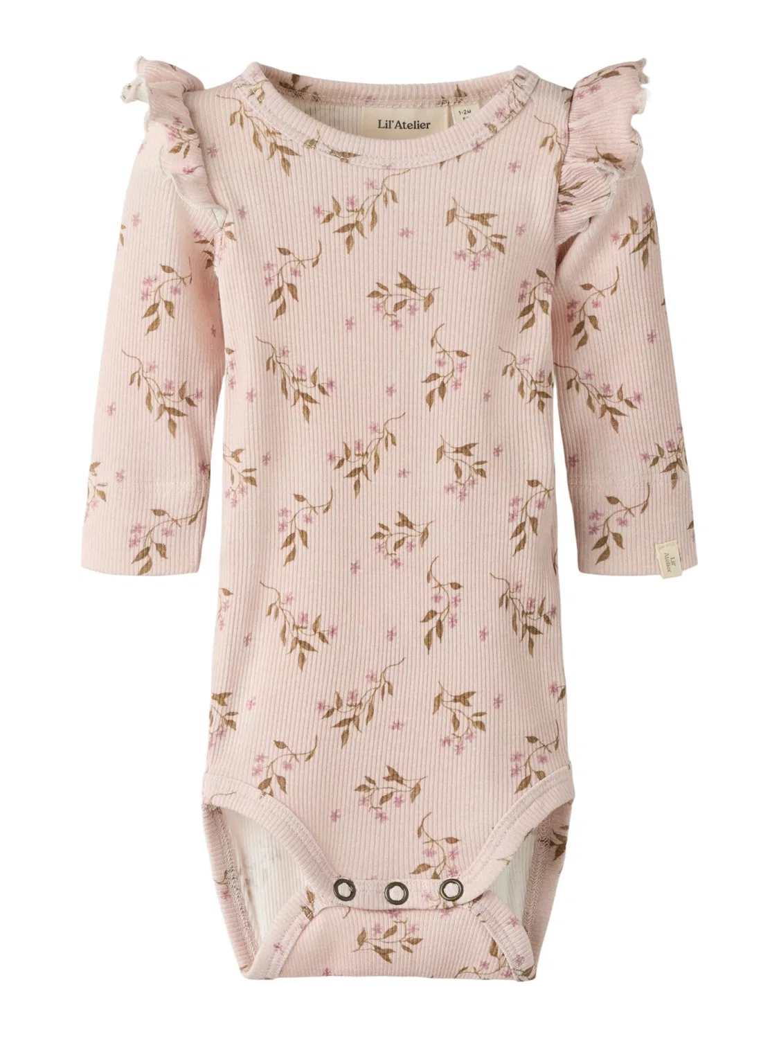 Ромпер боди NBFGavo Lil Atelier, приглушенный розовый