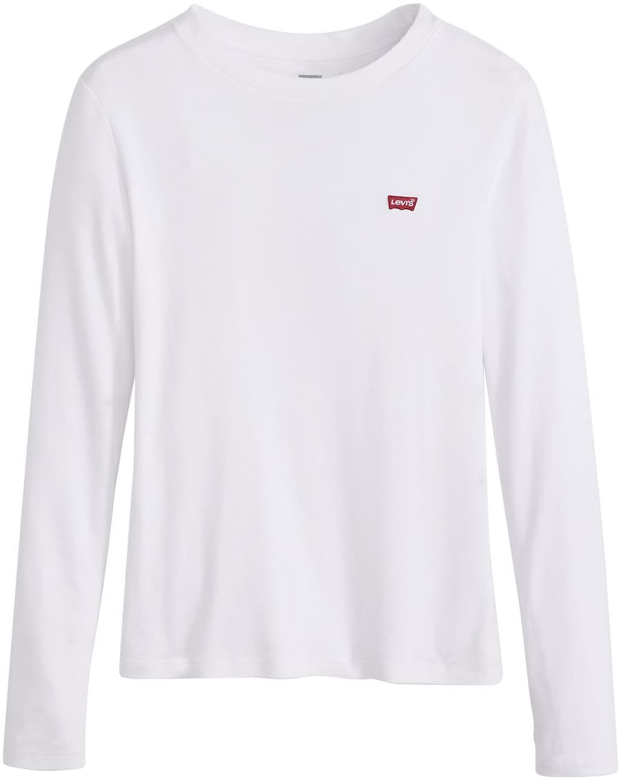 

Рубашка LEVI'S Essential Housemark Long Sleeve Tee, белый