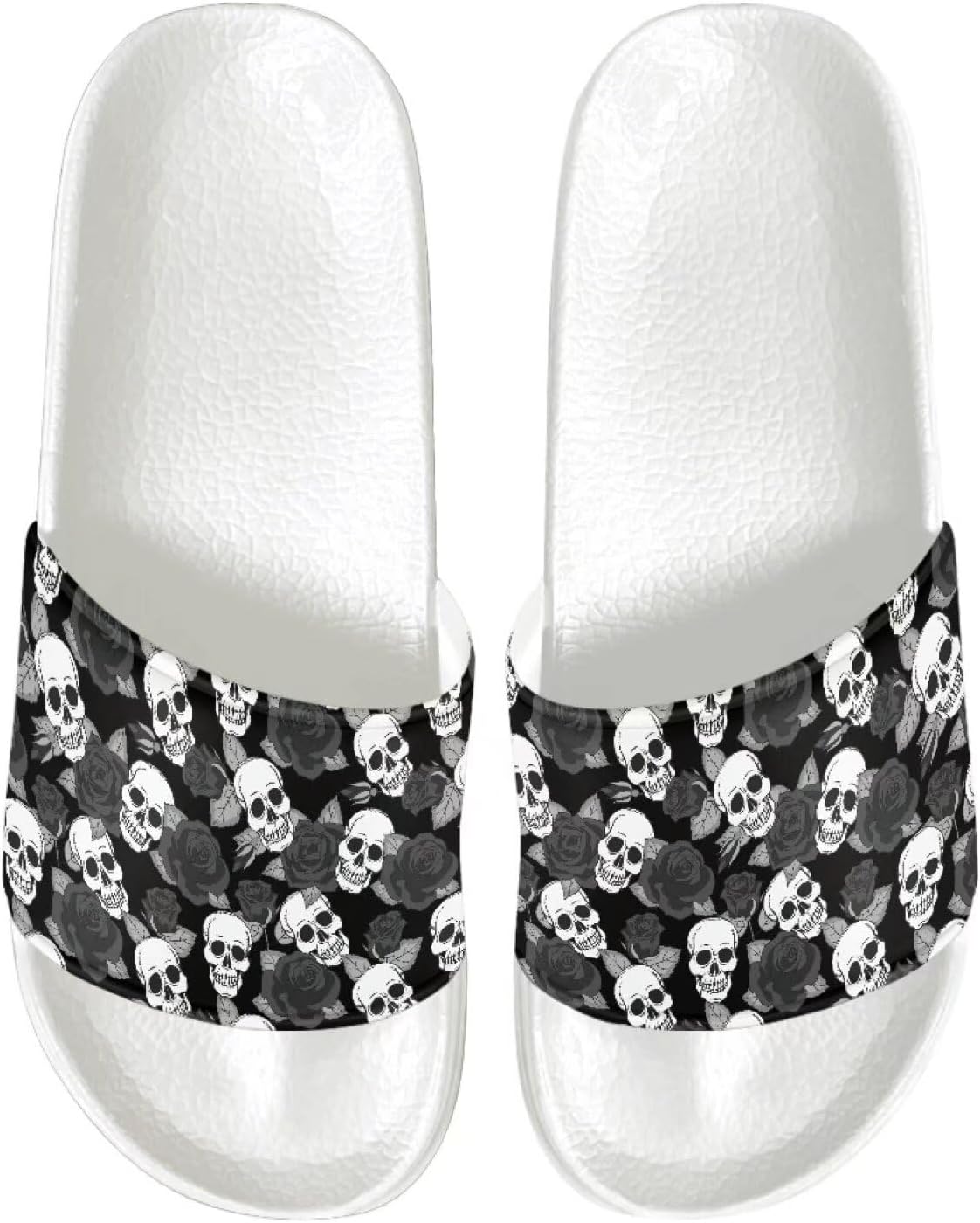 

Мужские шлепанцы Pugasmiru, сандалии с нескользящей подошвой для душа и дома (белая подошва)