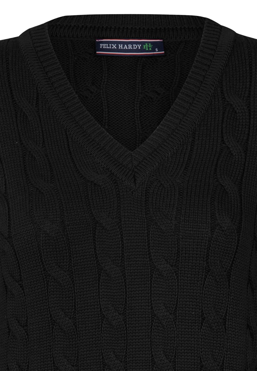 

Джемпер CABLE V-NECK Felix Hardy, черный