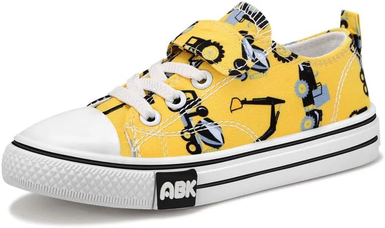 

Детские слипоны из парусины с принтом динозавров, унисекс, с регулируемым ремешком, удобные для ходьбы, с застежкой-липучкой Cozystep, желтый