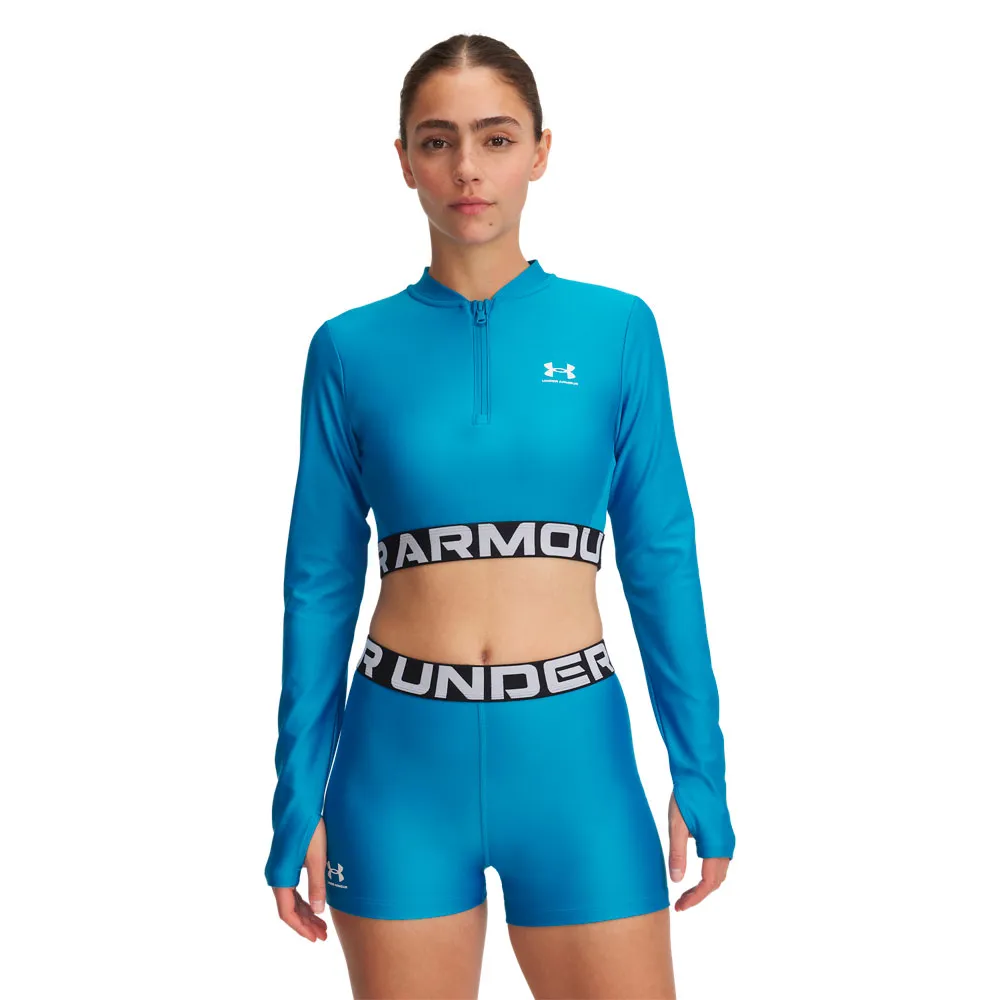 

Толстовка спортивная Under Armour HeatGear Rib half zip, синий