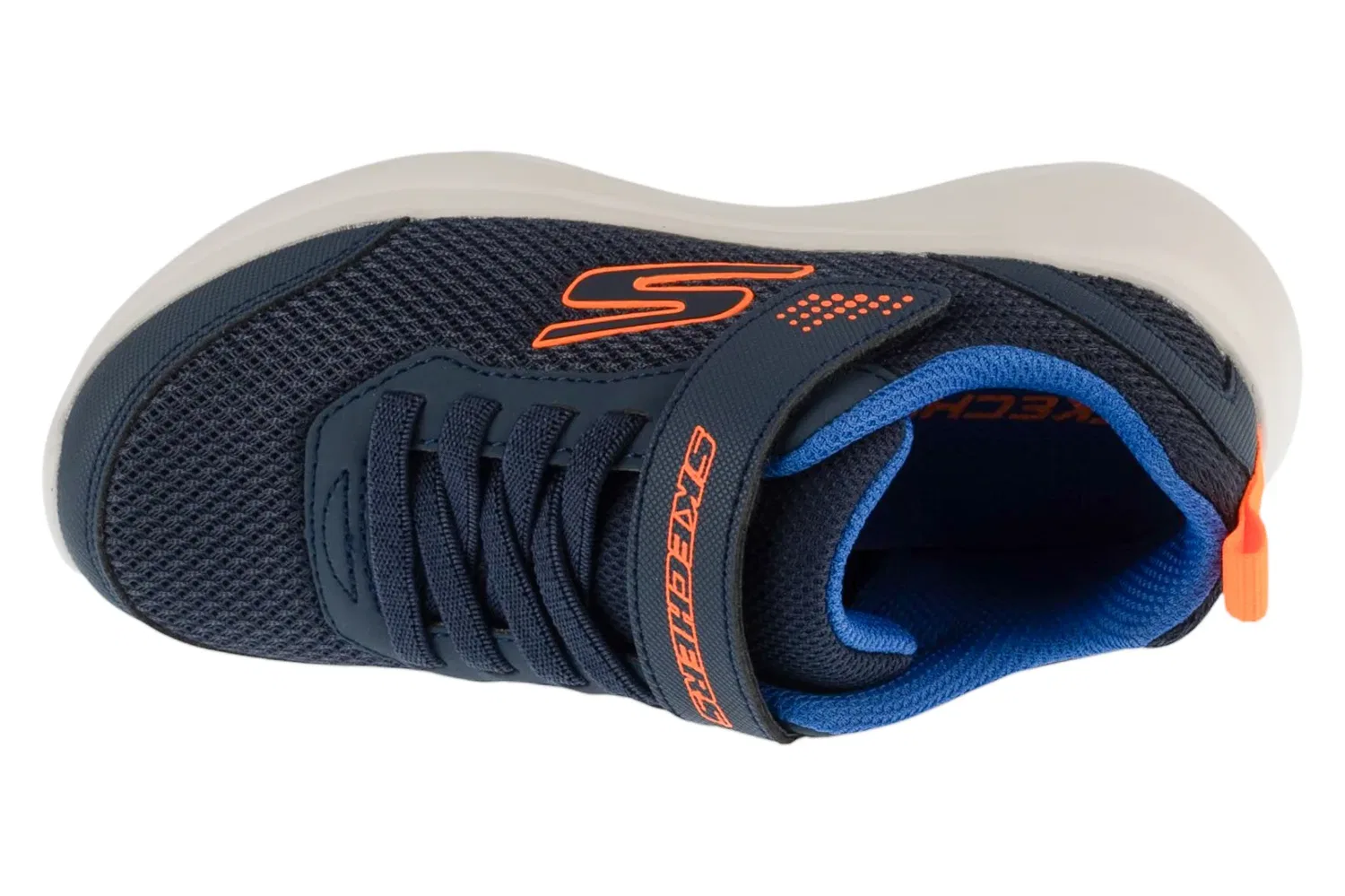 Кроссовки детские, текстильные, Skechers, темно-синий — фото 3