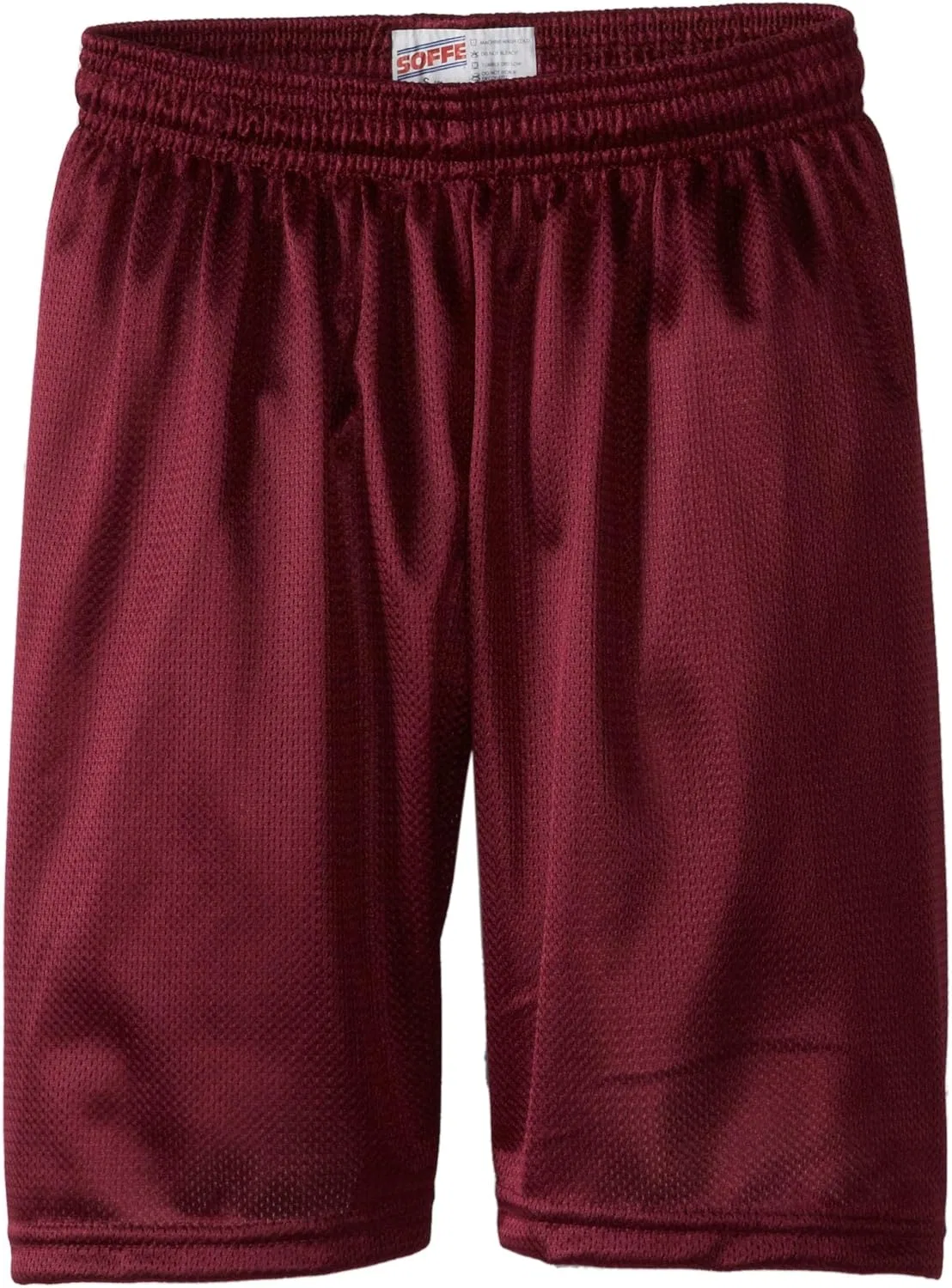 Шорты Soffe Big Boys' 6 Inch Poly Mini Mesh Short, бордовый