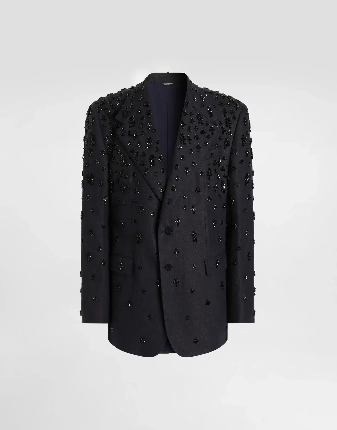 Однобортный жакет с вышивкой DOLCE & GABBANA, мультиколор