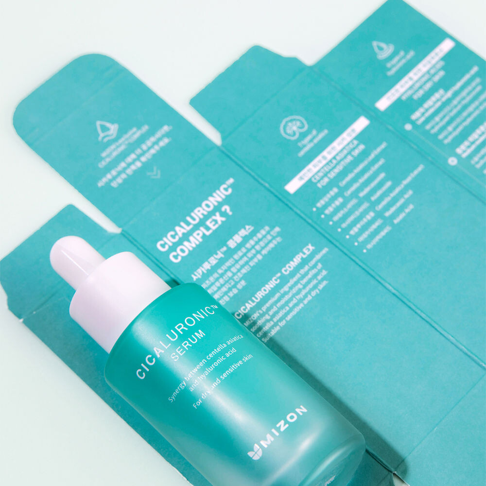Сыворотка Mizon — Увлажняющая для ухода за лицом Cicaluronic serum, 30 мл — фото 3