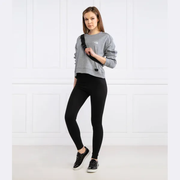 

Леггинсы узкого кроя в стиле техно Dkny, черный