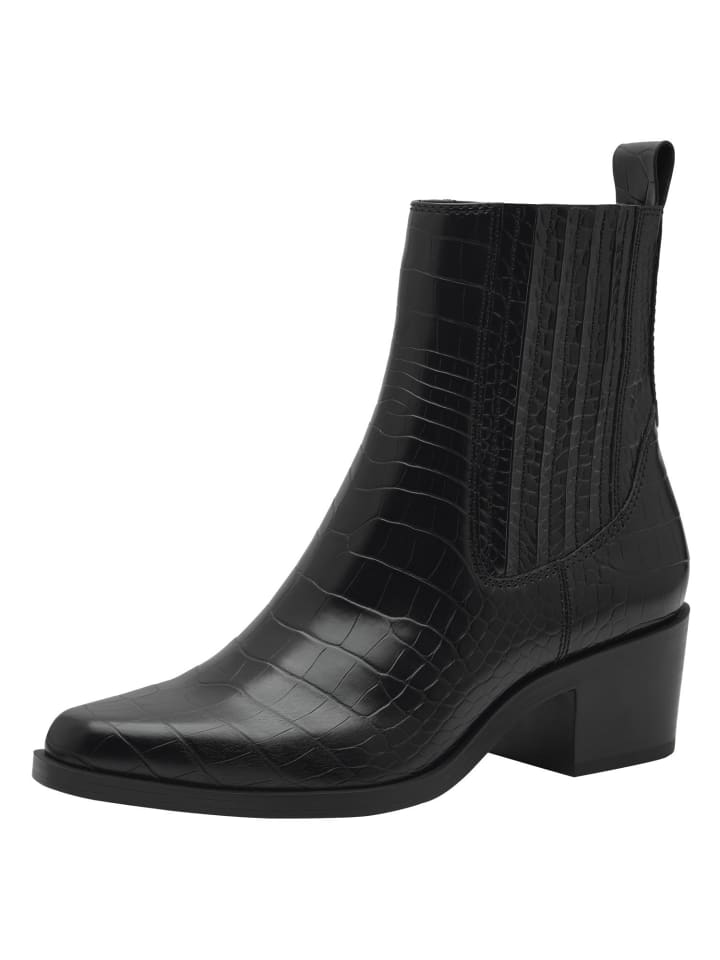 Ботинки челси Tamaris, цвет black croco