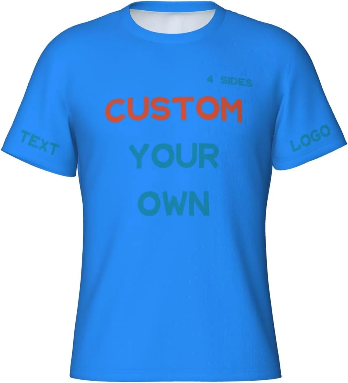 

Футболка Custom с принтом на 4 сторонах для тренировок