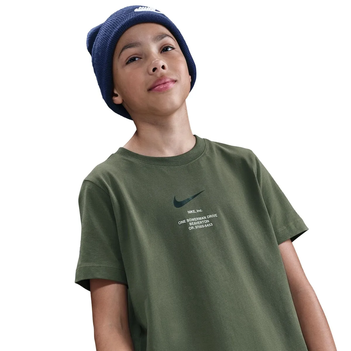 Футболка для детей Sportswear Athl Tee Reg Nike, зеленый — фото 3