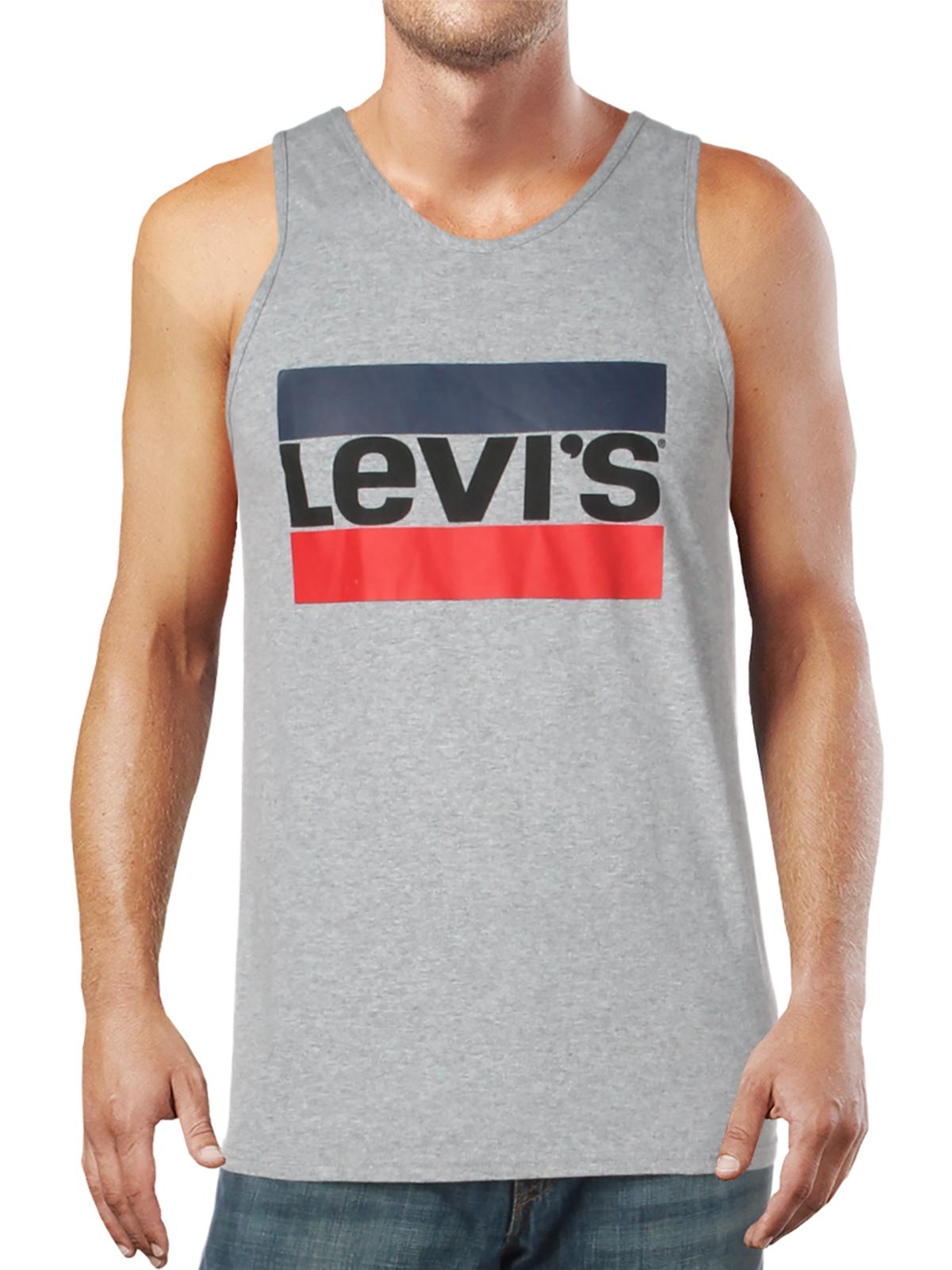 

Мужская майка для фитнеса и бега Levi's, цвет heather grey