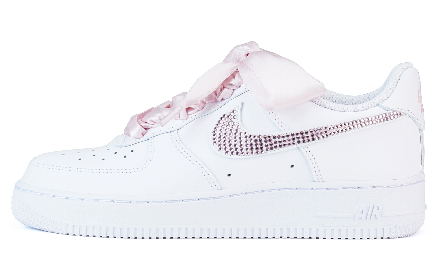 

Кроссовки Nike Air Force 1 Skateboard Shoes Women's Low-Top White Pink