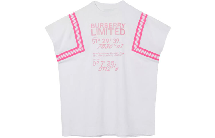 

Детское платье Burberry Kids, цвет White