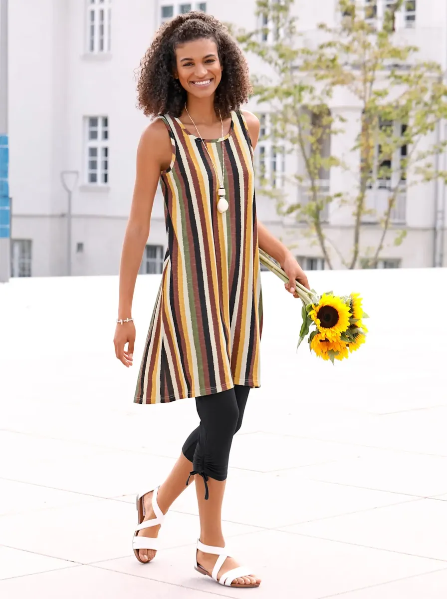

Повседневный образ Платье из джерси "Платье из джерси" Casual Looks, хаки