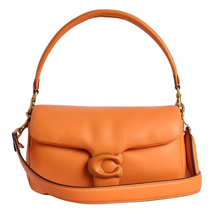 

Coach Сумка из овечьей шкуры Pillow Tabby, большая, женская, цвет маринованный апельсин