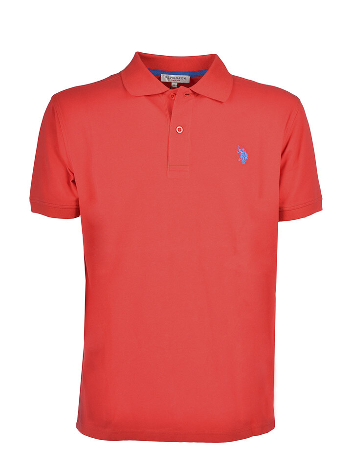

Поло U.S. Polo Assn., красный