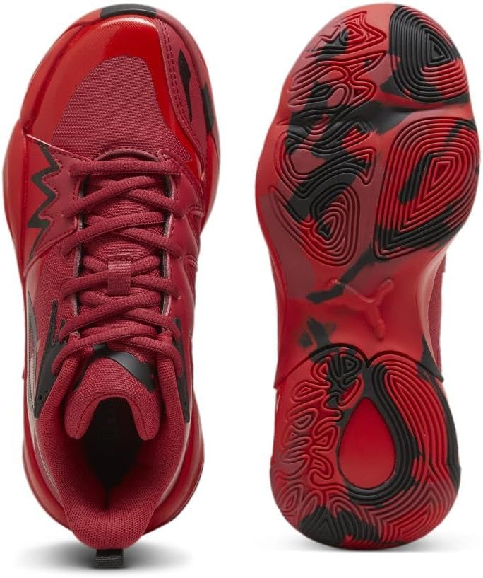 Кроссовки Puma Unisex-Child Genetics, Club Red-for All Time Red — фото 4