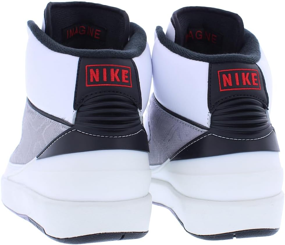 Мужские кроссовки Nike Air Jordan 2 Retro, White/Fire Red/Black-White — фото 2