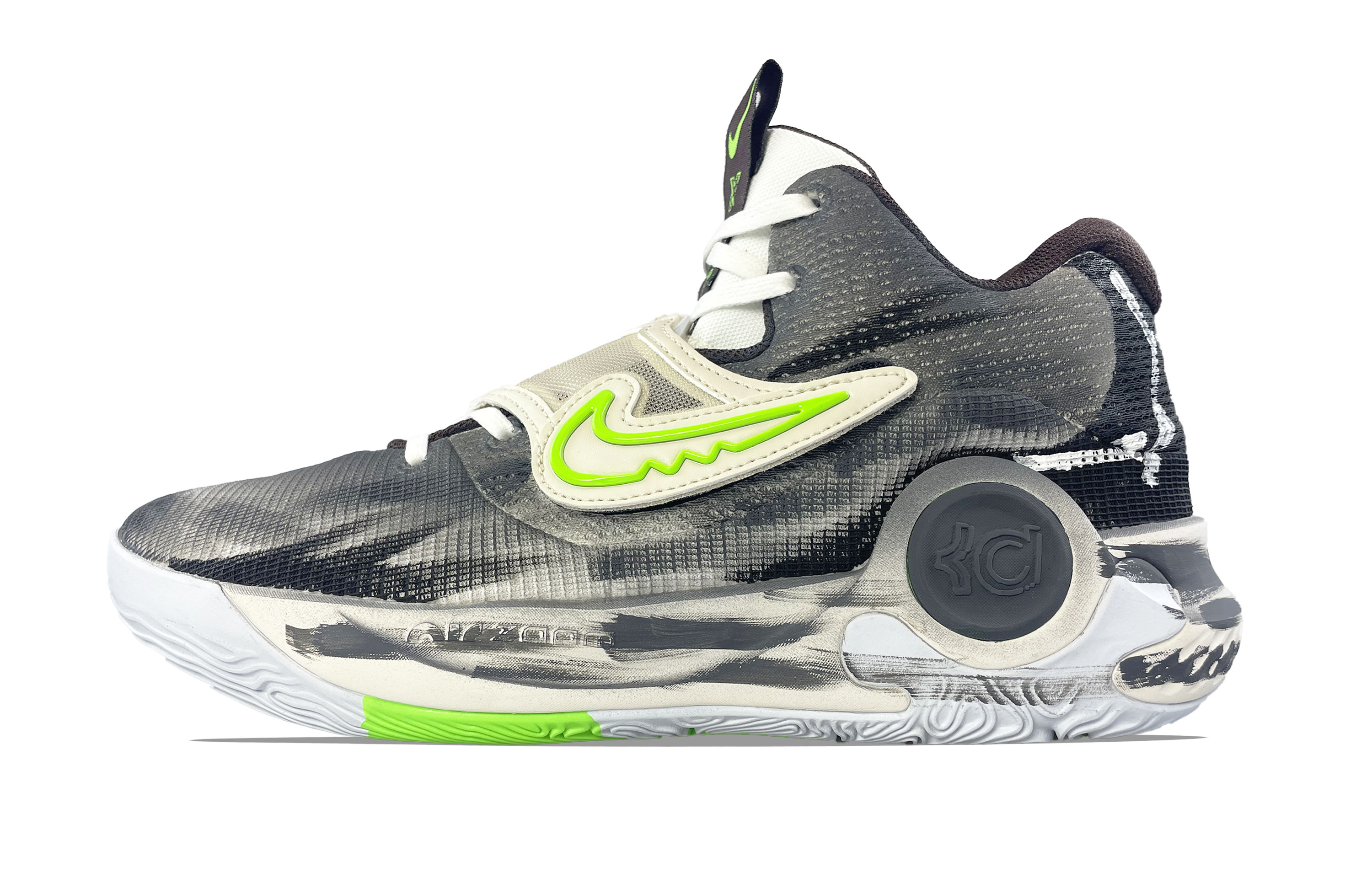 

Nike Баскетбольные кроссовки KD Trey 5 X No Man's Land, износостойкие, низкие, мужские, черные