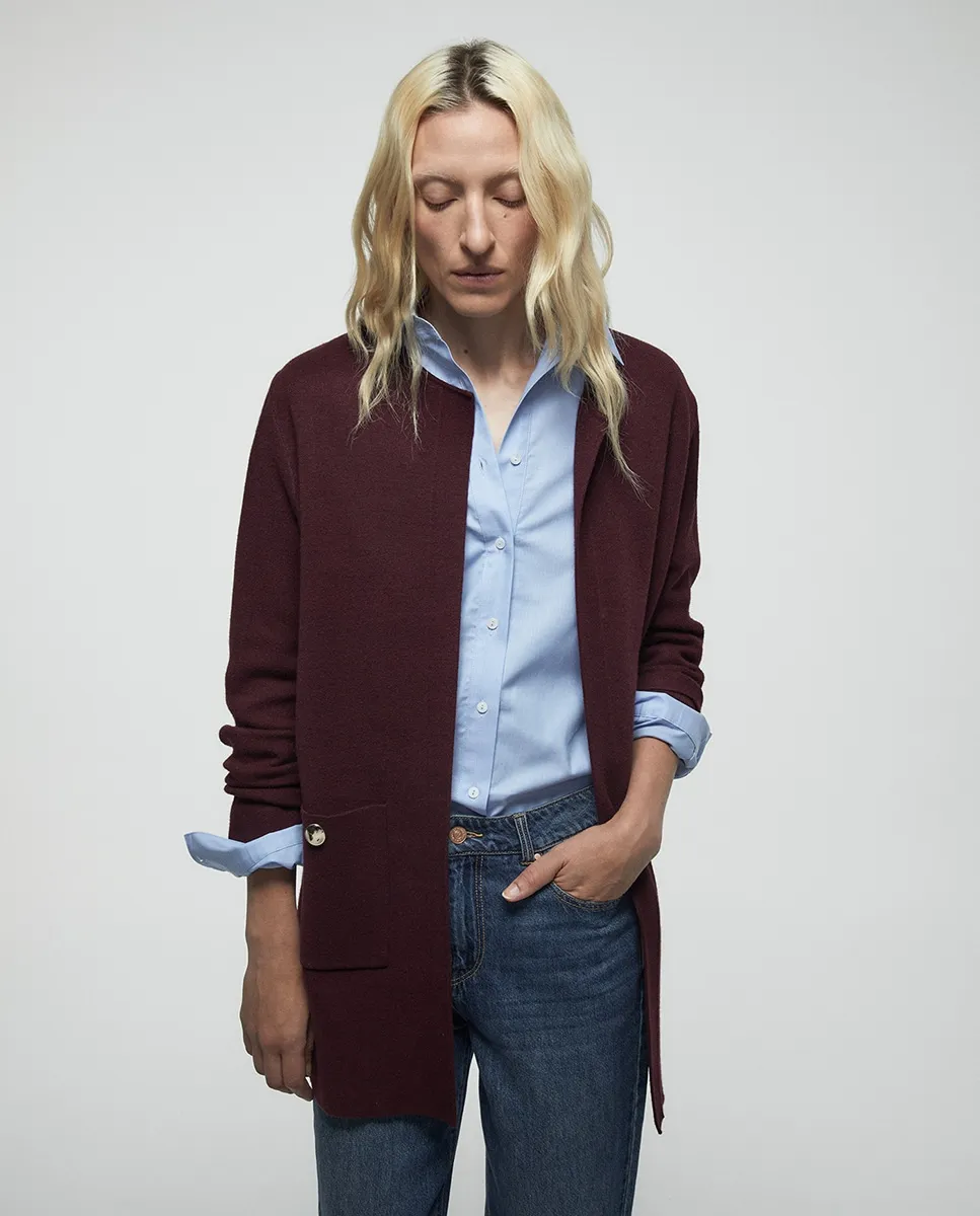 

Куртка с карманом Sfera, бордовый