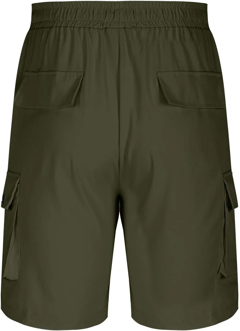 Шорты карго мужские, Army Green — фото 3