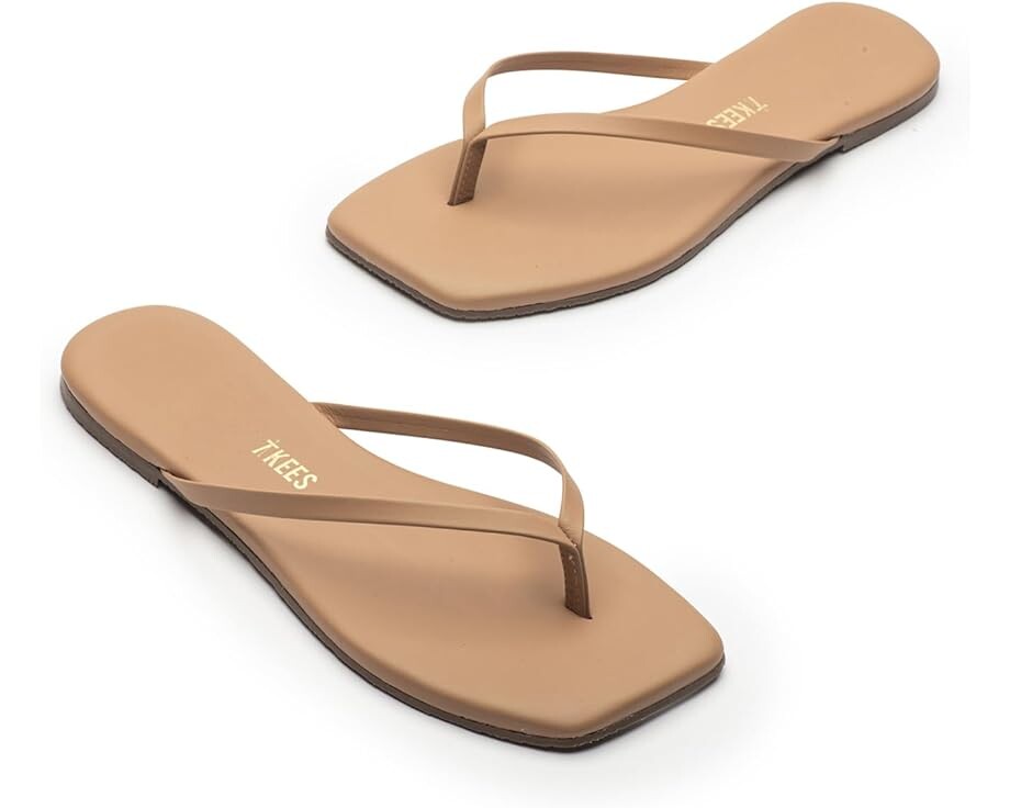 Сандалии TKEES Square Toe Lily, цвет Cocobutter