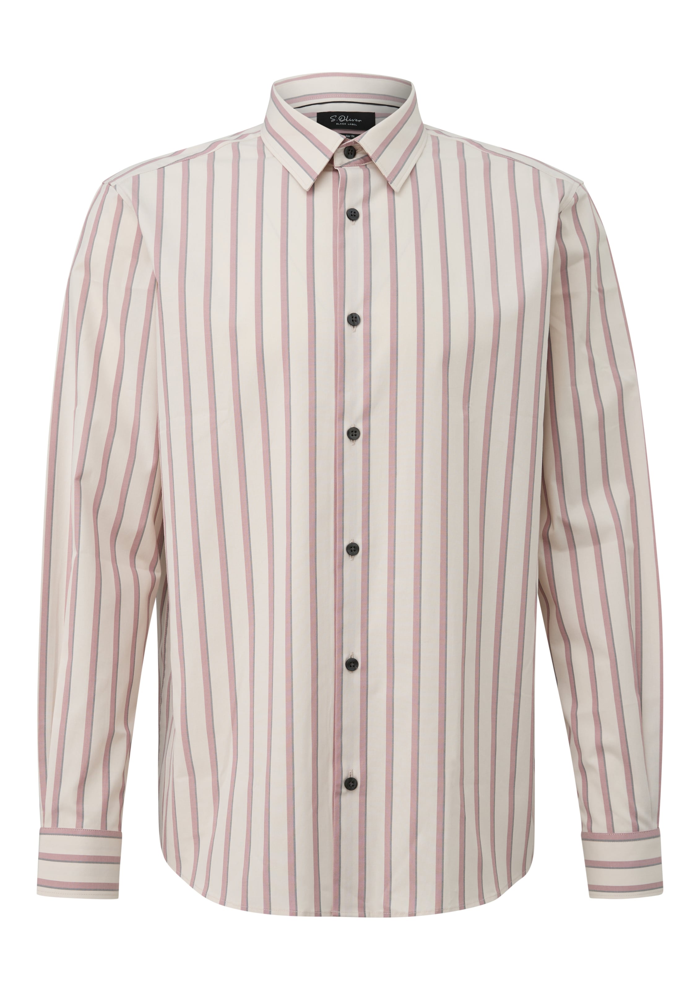 

s.Oliver Рубашка на пуговицах Regular fit в светло-бежевом цвете