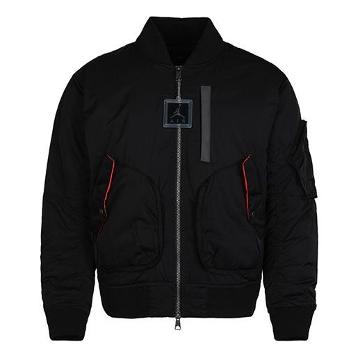 

Куртка Air Jordan Ma-1 Flight Casual Sports Jacket Black, черный