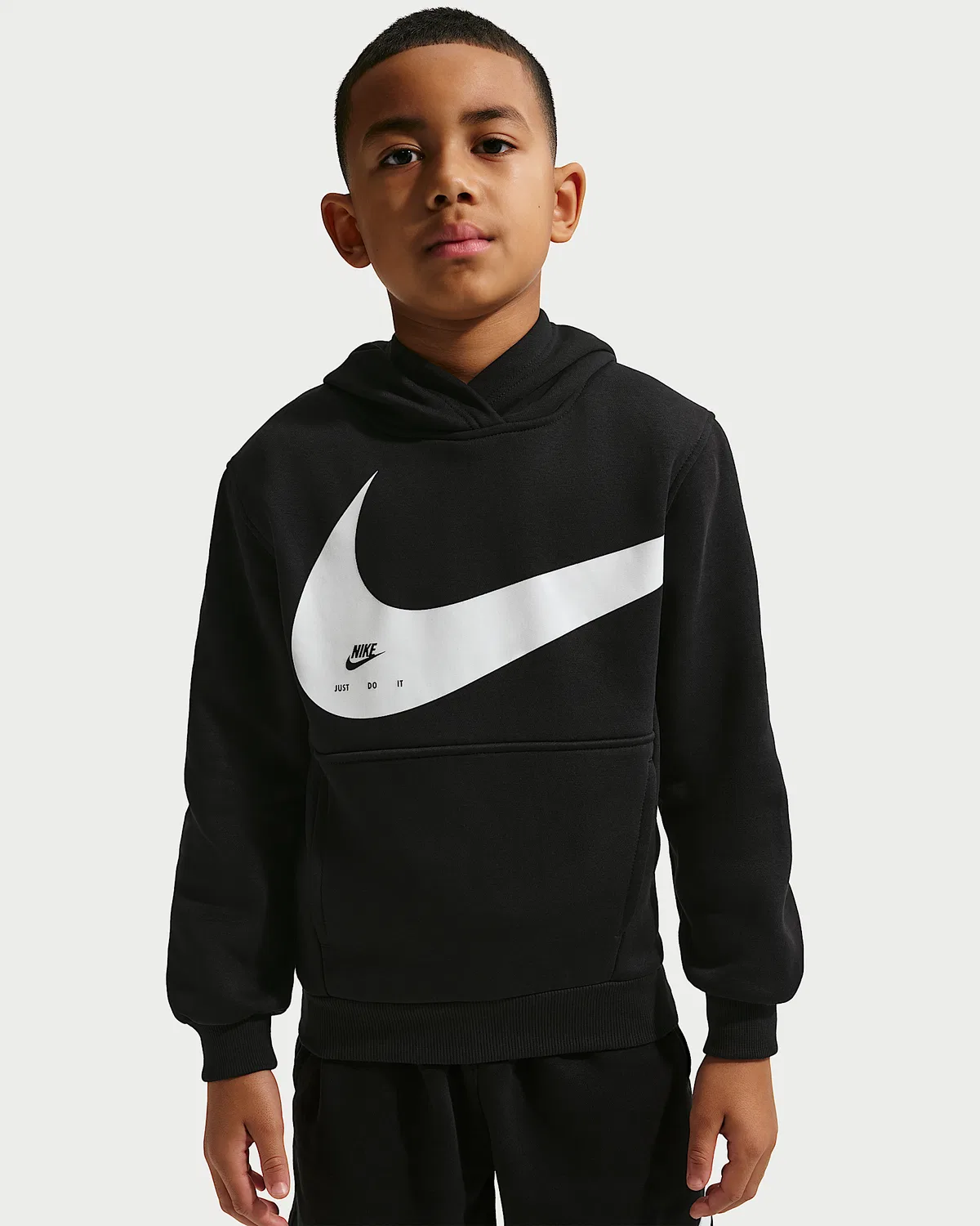 Детская худи Nike Sportswear Club, Black/White — фото 3