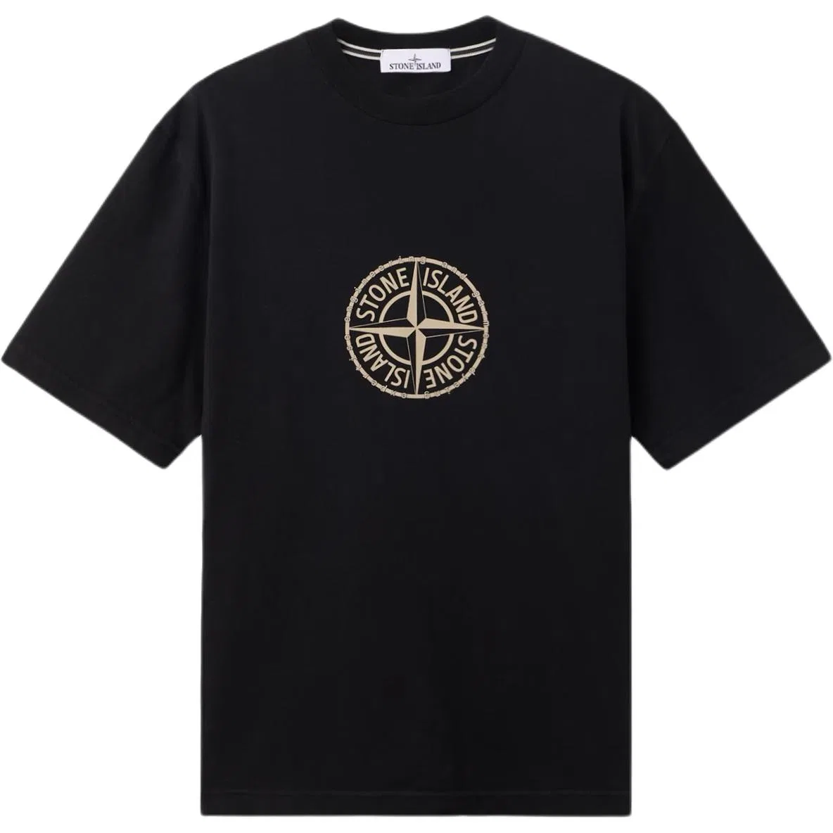 Футболка Compass Printed Regular-Fit STONE ISLAND, Black