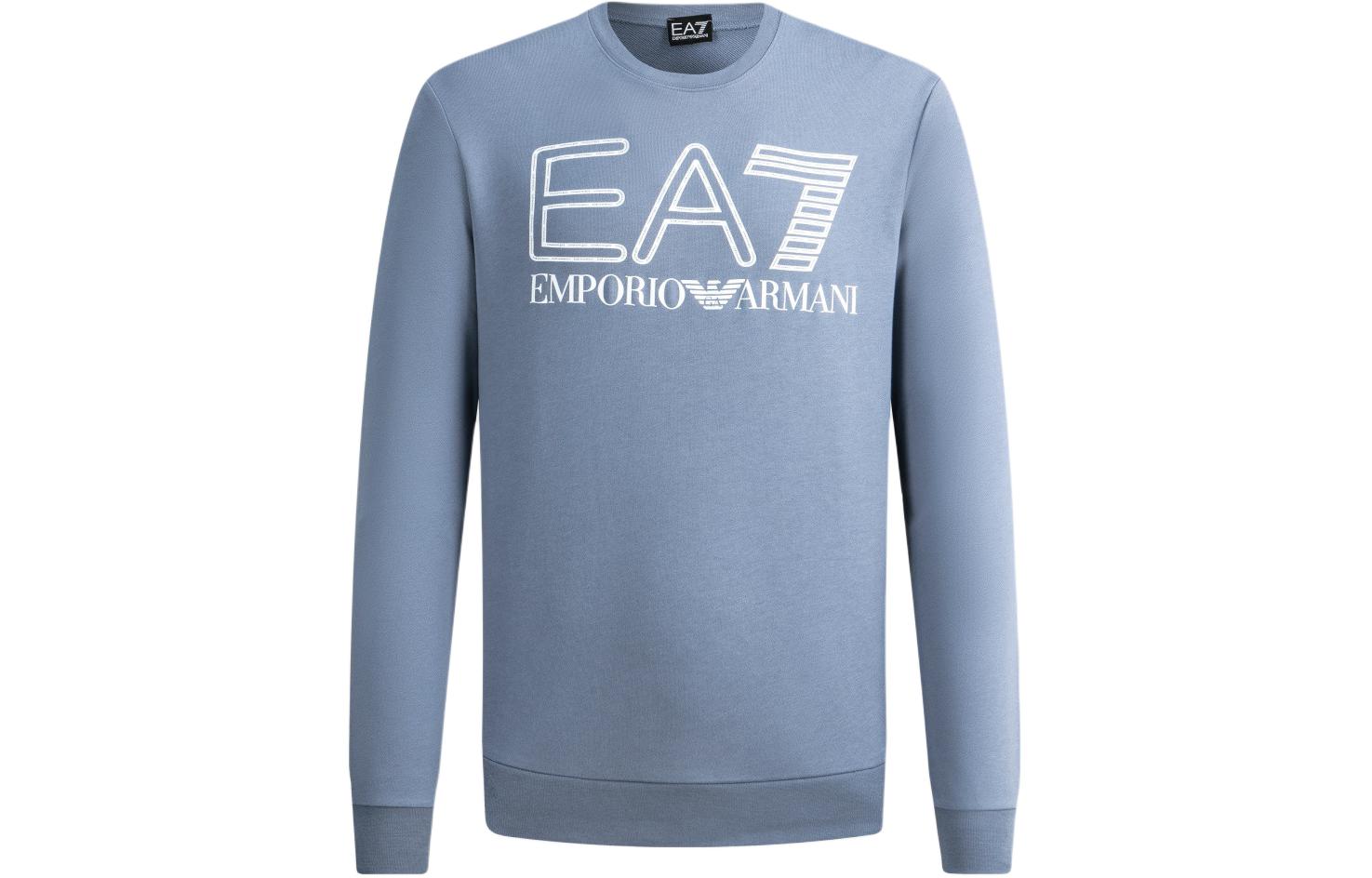 

Свитер EA7 SS24 Мужской Синий EMPORIO ARMANI