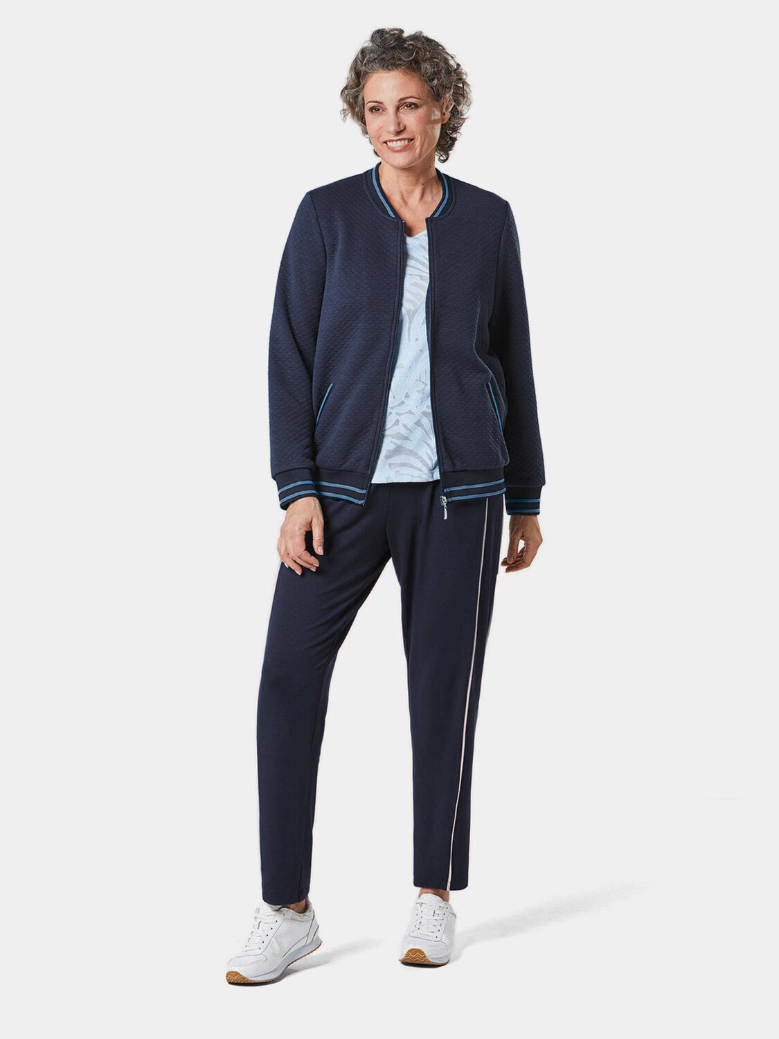 

Кардиган GOLDNER Freizeitjacke, морской