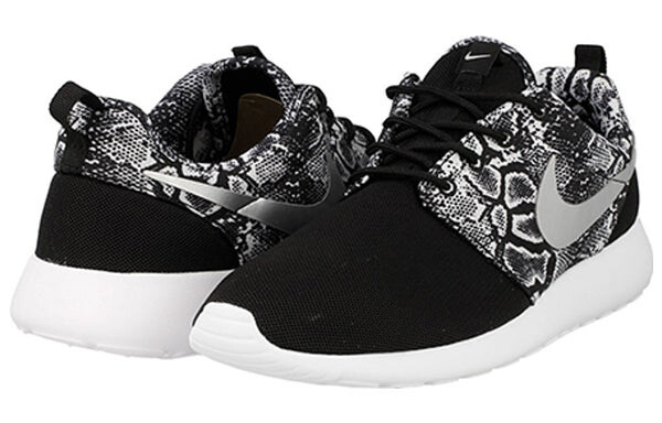 Кроссовки roshe one print Nike, черный — фото 3
