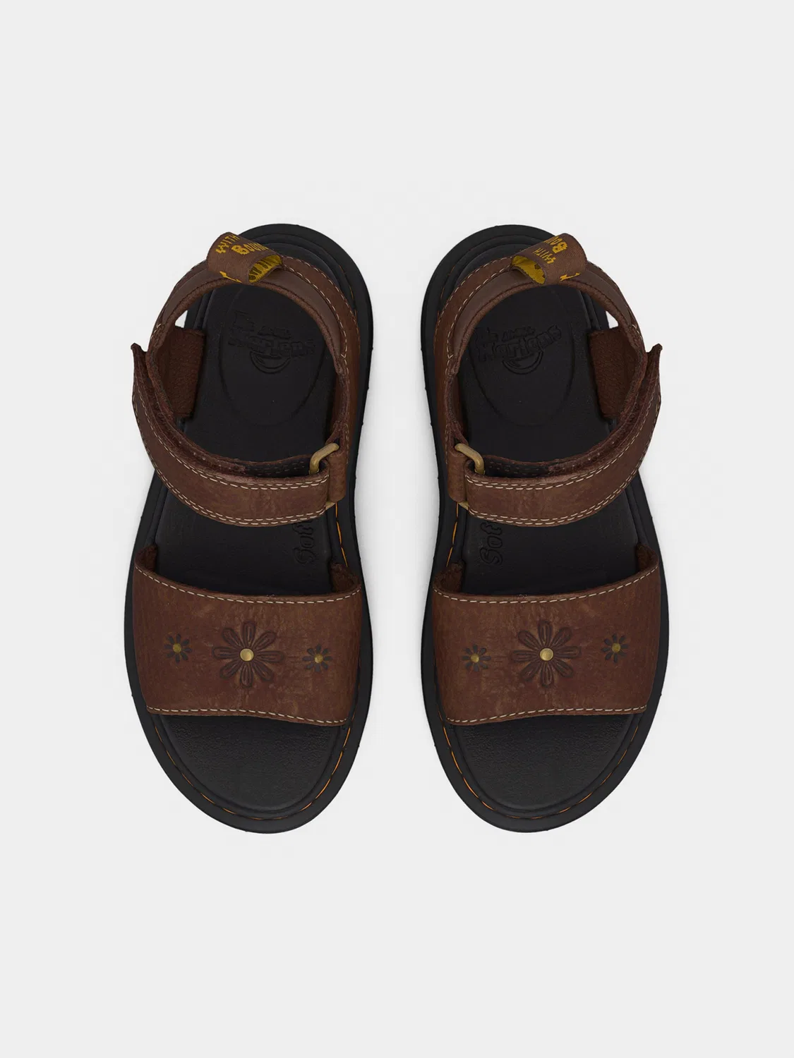 Сандалии Dr. Martens Marlowe темно-коричневого цвета — фото 3