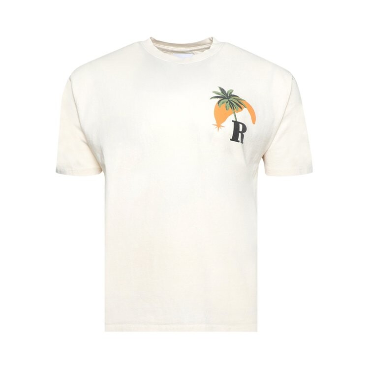

Футболка Rhude Miami GP Moonlight 'Vintage White', белый