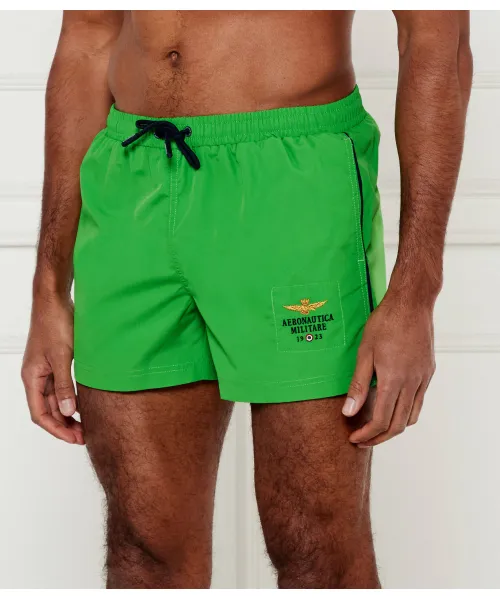 

Пляжные шорты Regular fit Aeronautica Militare, зеленый