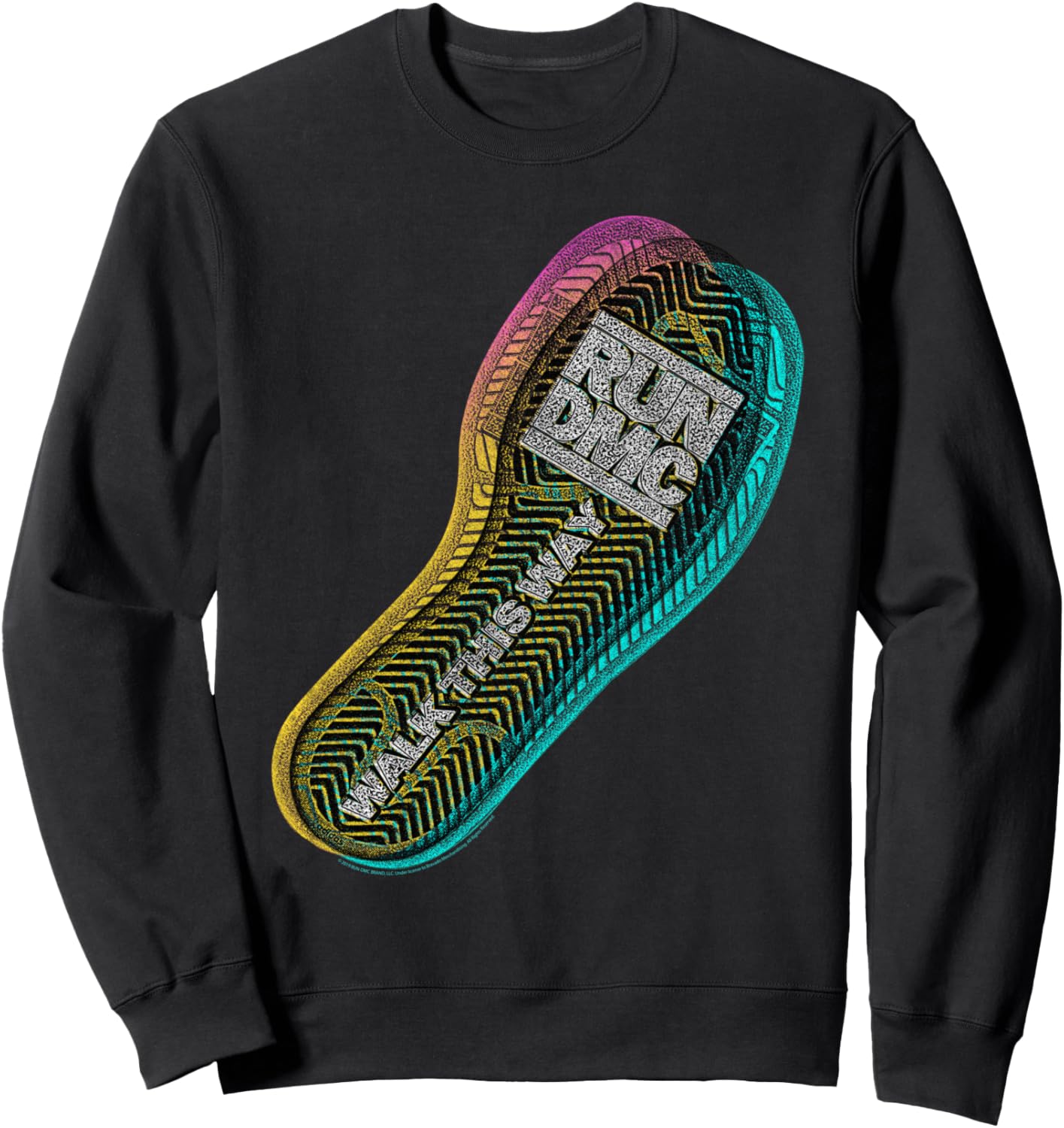 

Официальная толстовка Run DMC Walk This Way, черный