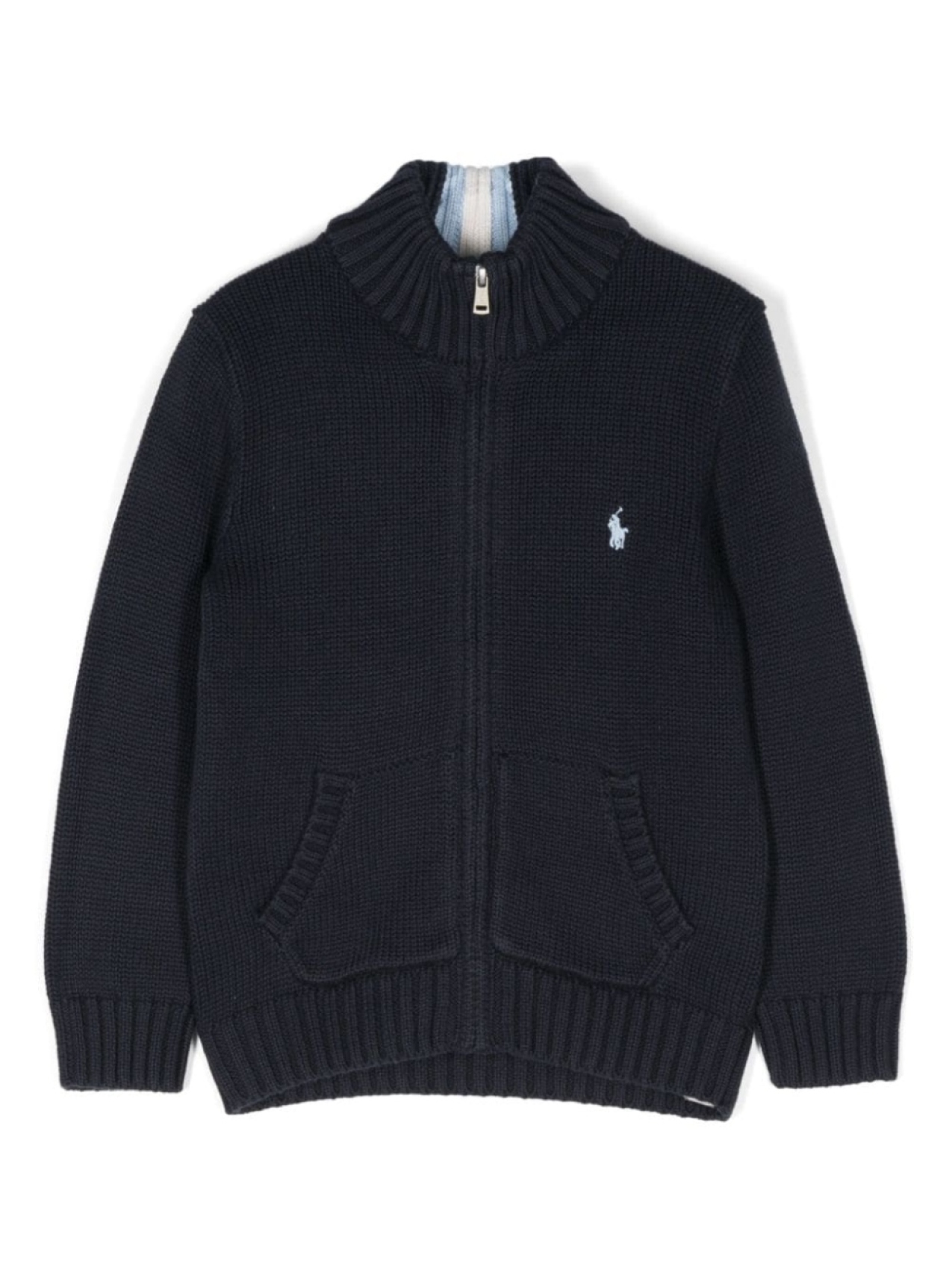 

Ralph Lauren Kids кардиган с вышивкой Polo Pony, синий