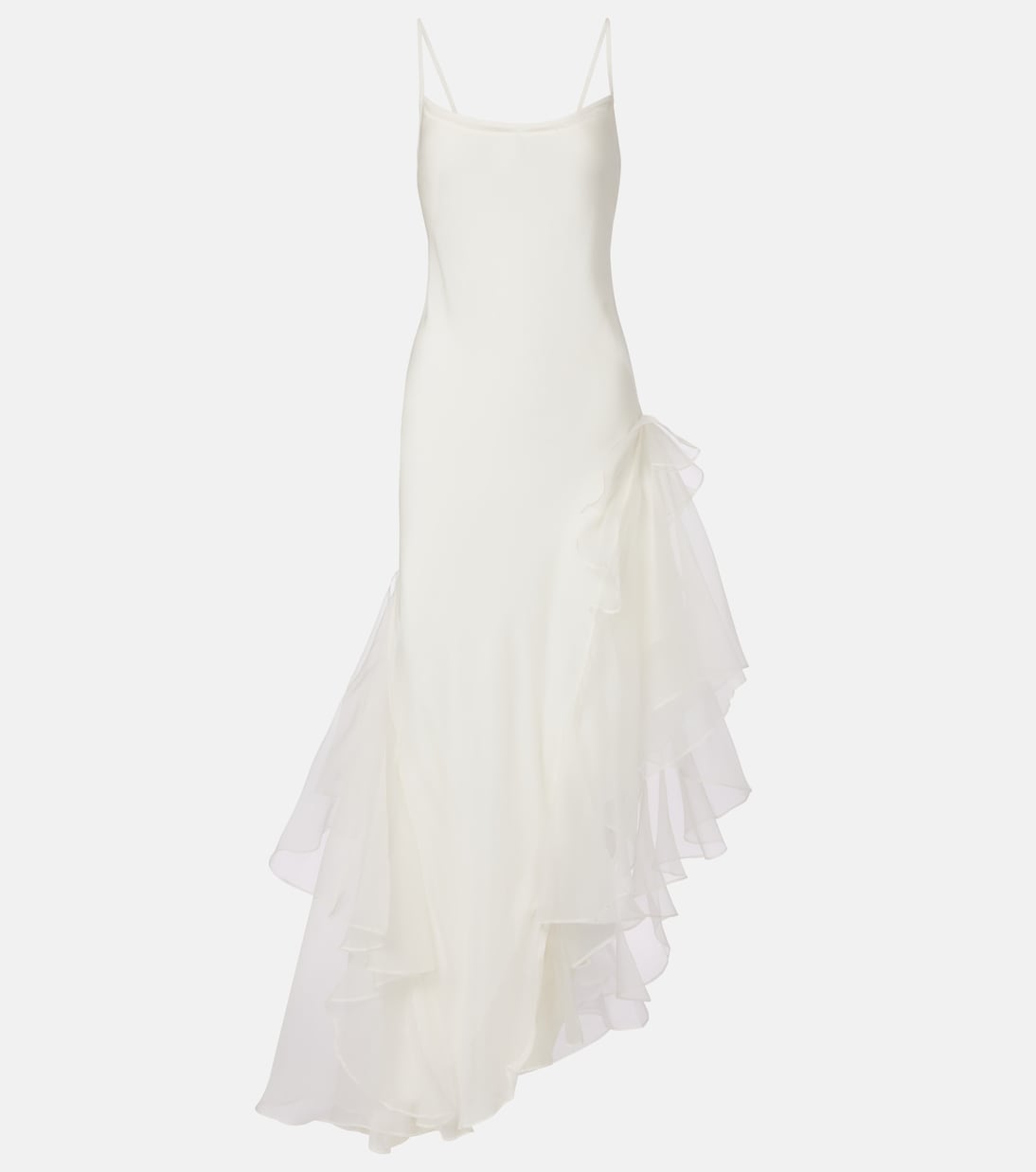 

Вечернее платье из шелка с рюшами Bridal Sage Flounce SIR, слоновая кость
