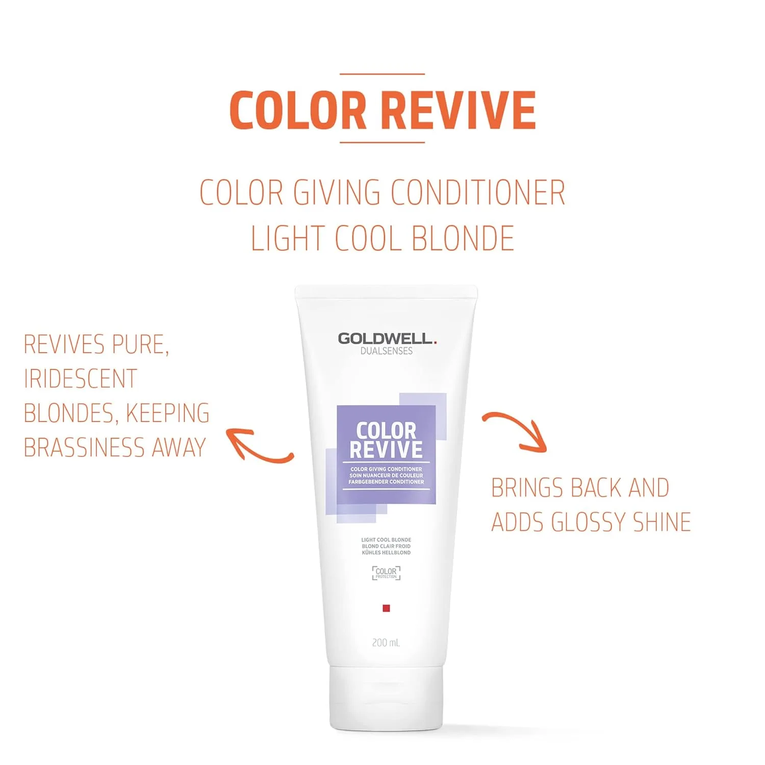 Кондиционер для волос Goldwell Dualsenses Color Revive Color Conditioner, Light Cool Blonde — фото 2