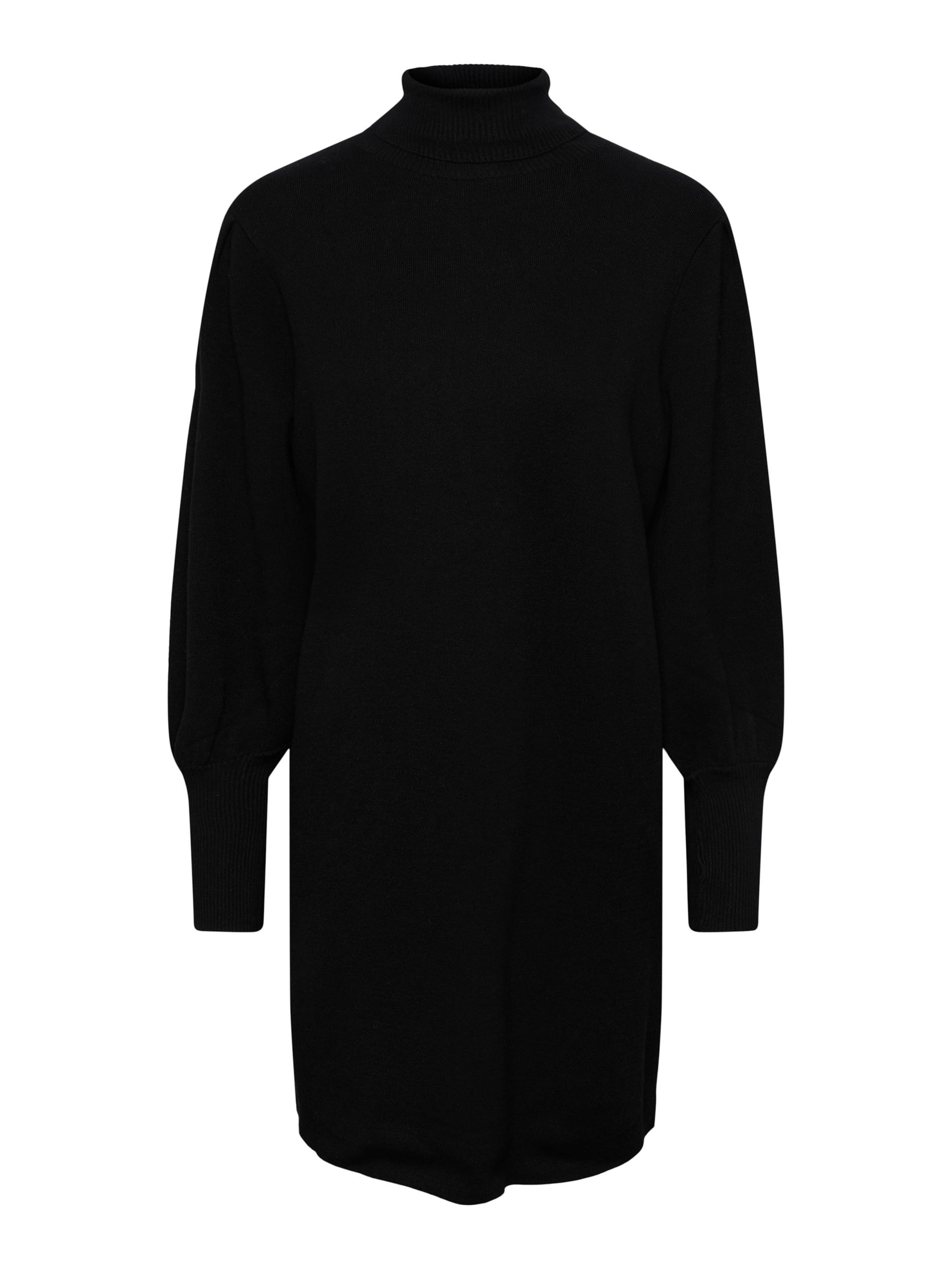 

Вязаное платье 'YASFONNY' в черном цвете