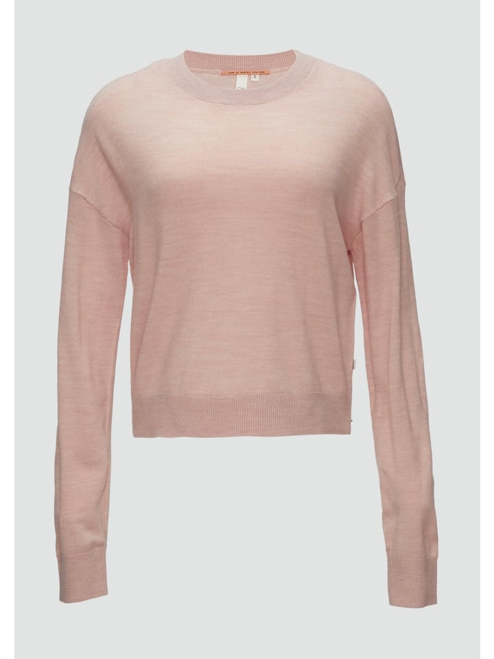 

Вязаный свитер цвета 40W0_жемчужно-розовый QS