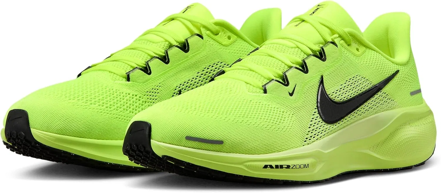 Мужские беговые кроссовки Nike Pegasus 41 FD2722, Volt Black Barely Volt — фото 4