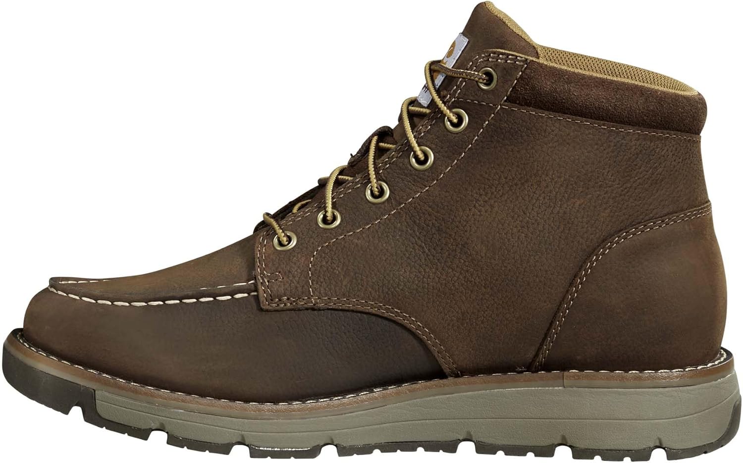 Carhartt мужские рабочие ботинки Millbrook со стальным носком и мокасиновым клином, Dark Brown — фото 3