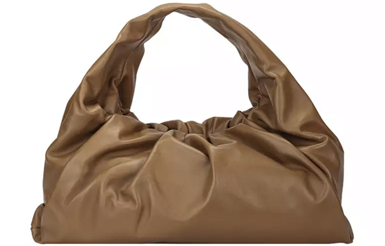 

Кожаный клатч обычный женский темно-карамельный Bottega Veneta