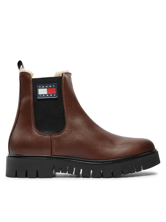 

Классические ботильоны Tommy Jeans, коричневый