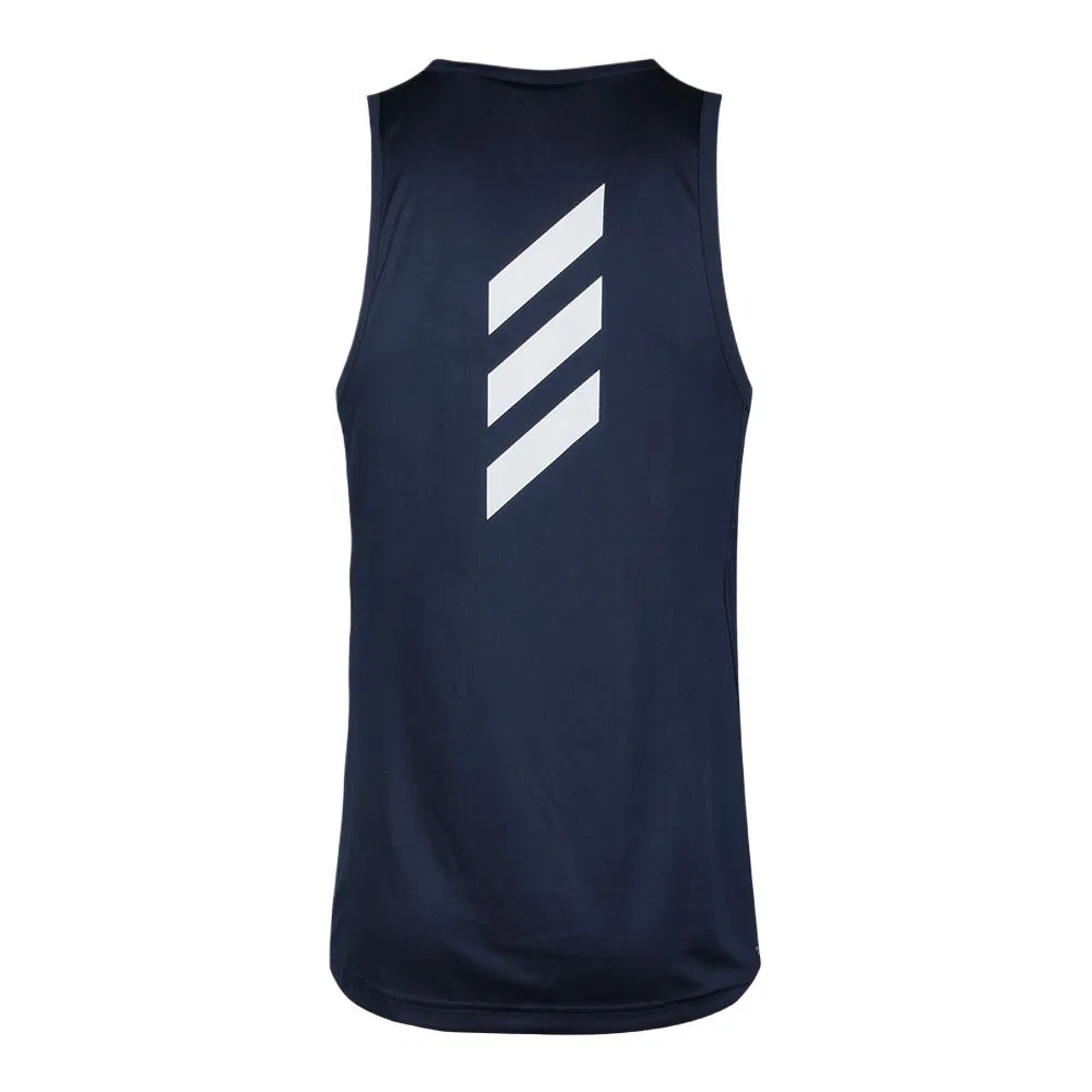 Майка баскетбольная SPT Tank для мужчин, Navy Blue Adidas — фото 3